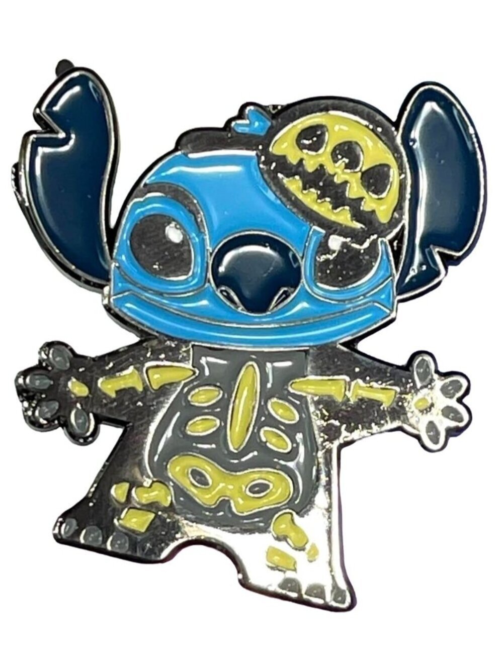 Stitch Skelton Lapel Pin Patch Costume Badge Brooch Accessories Gift Jewelry Pin